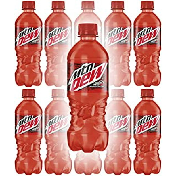 Mountain Dew Code Red oz Soda Bottles Pack Of 12 Total Of 240 Fl Oz Walmart Com