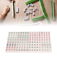 thumbnail image 1 of Small Mahjong Toy, Small Traditional Mahjong Chinese  For Home ,Blue,Green,Ivory, 1 of 8