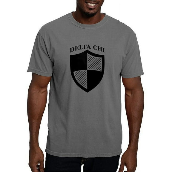 CafePress - Delta Chi Black Icon T Shirt - Mens Comfort Colors Shirt