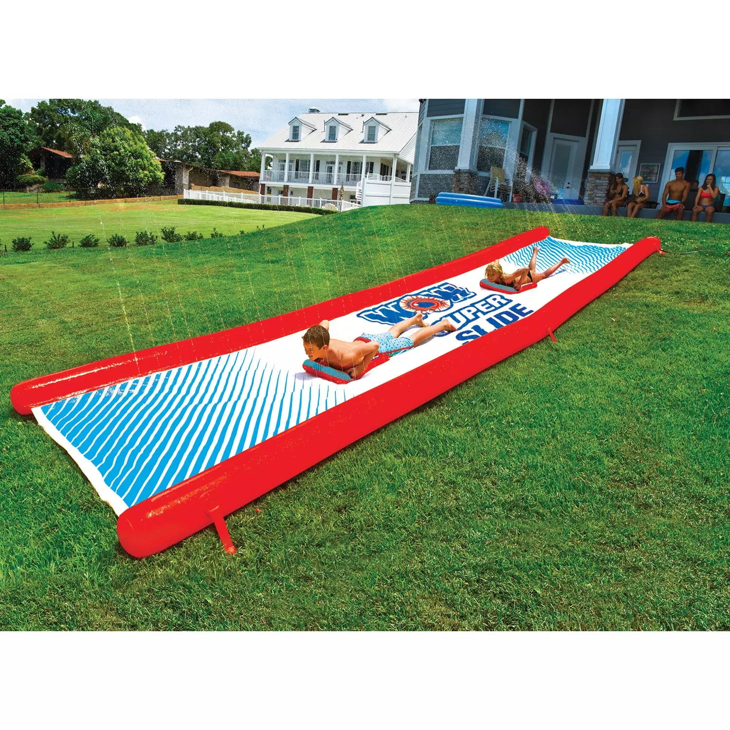 Wow World of Watersports Giant Backyard Waterslide, 25 Feet x 6 Feet -  