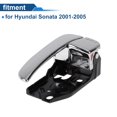 thumbnail image 4 of Mango de puerta interior del lado del conductor delantero y del lado del pasajero trasero izquierdo para Hyundai Sonata 2001-2005 Negro Cromo 1 Pc, 4 of 6