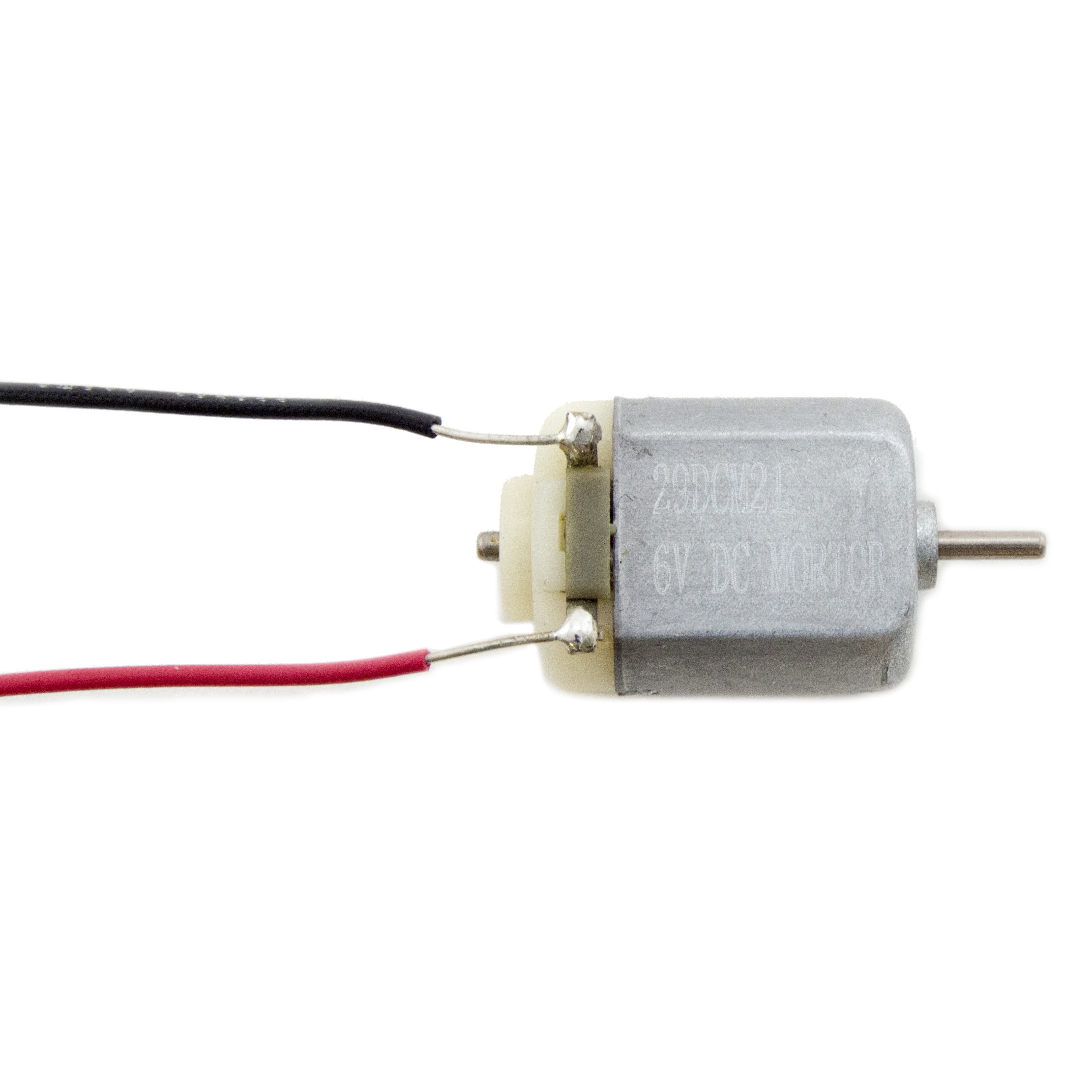 2 Pack 6V DC Motor with Wire Leads, 9000 RPM, (1