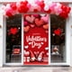 thumbnail image 4 of Decoraciones para San Valentín, adornos para San Valentín, regalos para San Valentín. 35 x 72 pulgadas. Cortina para puerta de San Valentín. Decoración para puerta y pared de San Valentín. Decoración, 4 of 5