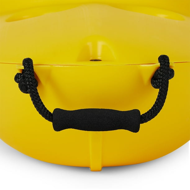 CreekKooler 30 Qt Floating Insulated Beverage Kayak Yellow Cooler & 8' Rope