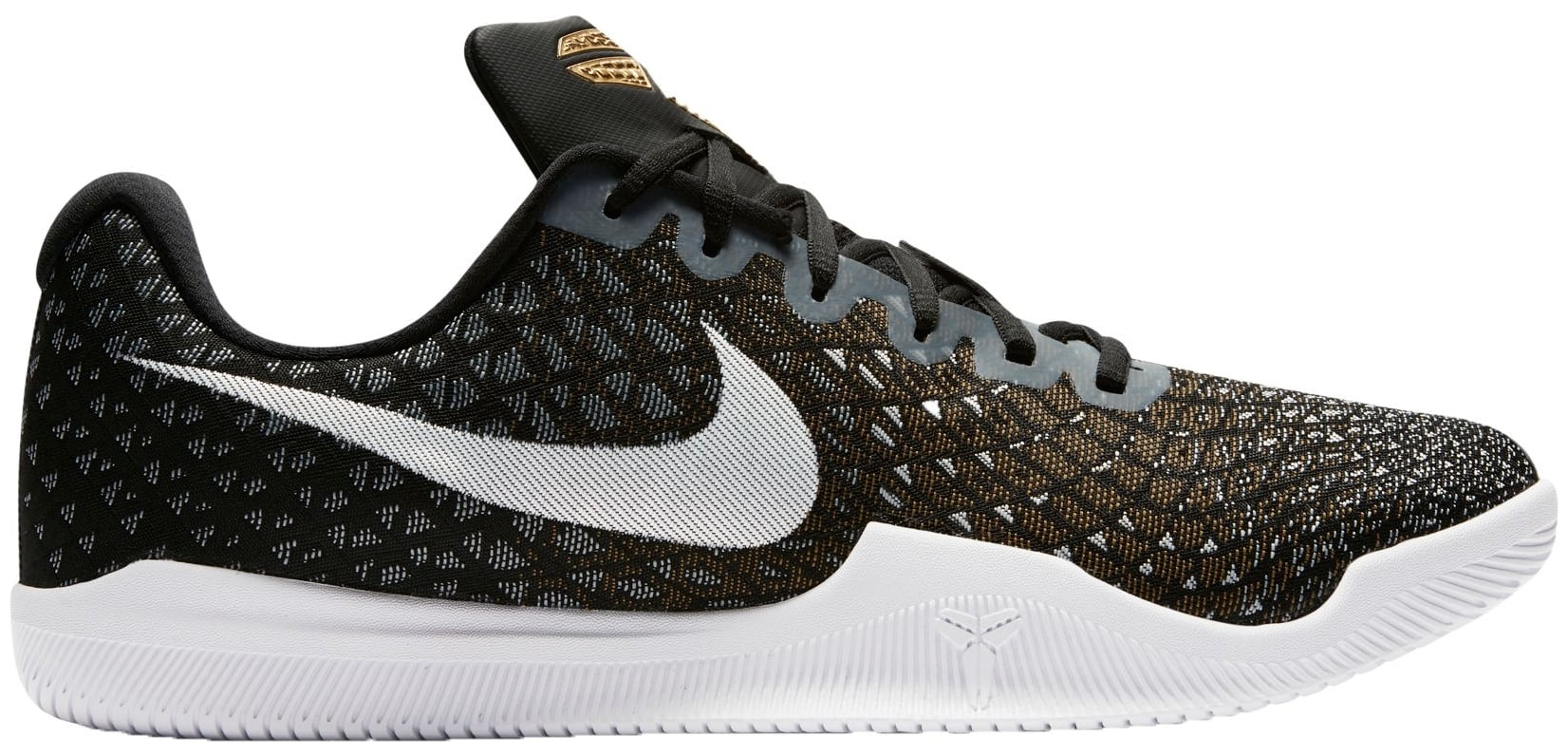 Nike Men's Kobe Mamba Basketball Shoes (Black/Grey,