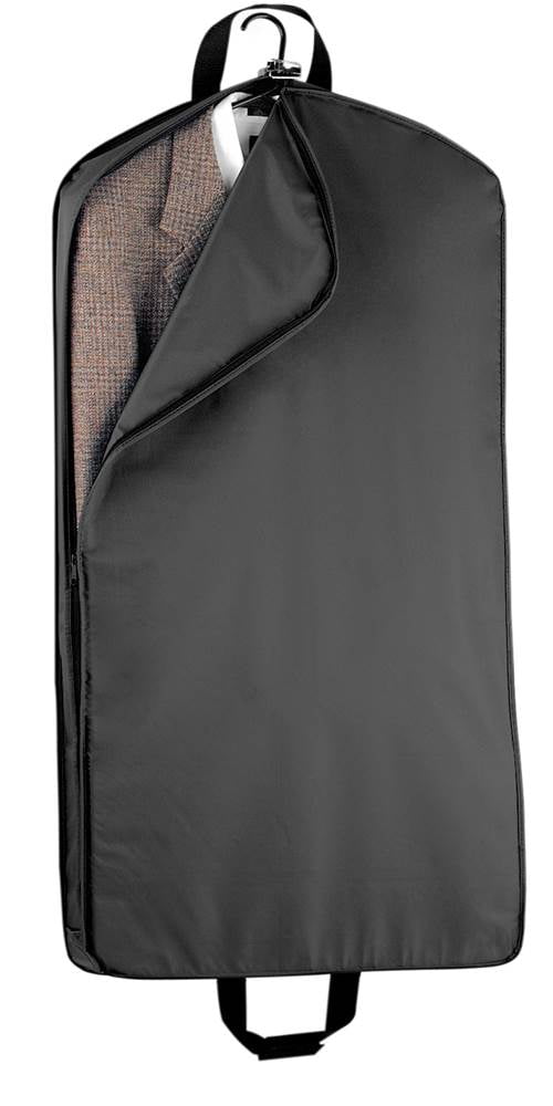 Garment Bag w Pocket in Black (42 in.) - www.paulmartinsmith.com