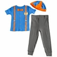 thumbnail image 3 of Blippi Boys Blippi Look Alike Cotton Toddler Pajamas with Beanie (2T), 3 of 3