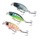 thumbnail image 3 of Señuelos de pesca con anzuelos, señuelos de natación, accesorios de pesca, señuelos artificiales 3 piezas de color aleatorio, 3 of 9