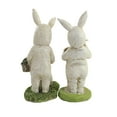 thumbnail image 2 of Easter Easter Egg Hunt Figurine Polyresin Bunny Outfit Children A7453, 2 of 3