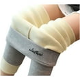 thumbnail image 2 of Fesfesfes Women Leggings Winter Lamb Fleece Leggings Plus Fleece Outer Embroidery Thread Gray High Waist Warm Small Black Pants Sale Items, 2 of 6