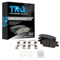 TRQ Front Brake Pads BFA19841 Fits Select 2021-2022 Cadillac CT4 , 2021-2023 Chevrolet Equinox , 2020-2023 Chevrolet Malibu , 2021-2022 GMC Terrain