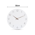 thumbnail image 2 of Reloj de pared de madera clara, reloj de pared, reloj de cuarzo artístico, reloj para el hogar, decoración del hogar Adepaton BST3001057-4, 2 of 6