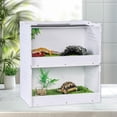 thumbnail image 1 of BELOVING Reptile Feeding Box 2 in 1 Reptile Tank for Gecko Bearded Dragon Lizard Cage S, 1 of 10