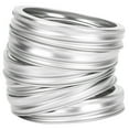 thumbnail image 1 of Compact Split-Type , Regular Sealing Solid , Round Shape Kitchen Supplies For Mason Jar With Regular Mouth/Wide Mouth Restaurant Home Silver 86mm, 1 of 8