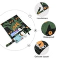 thumbnail image 4 of 2 Pack Wet Dry Bags,Black Cats with Orange Eyes Waterproof Reusable Dual Zipper Bags for Swimwear, Gym Clothes, Toiletries, Baby Diapers, 4 of 8