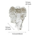 thumbnail image 2 of FRCOLOR Resin Angel Statue Small Angel Statue Figurine Decorative Angel Decoration Indoor Angel Sculpture, 2 of 8