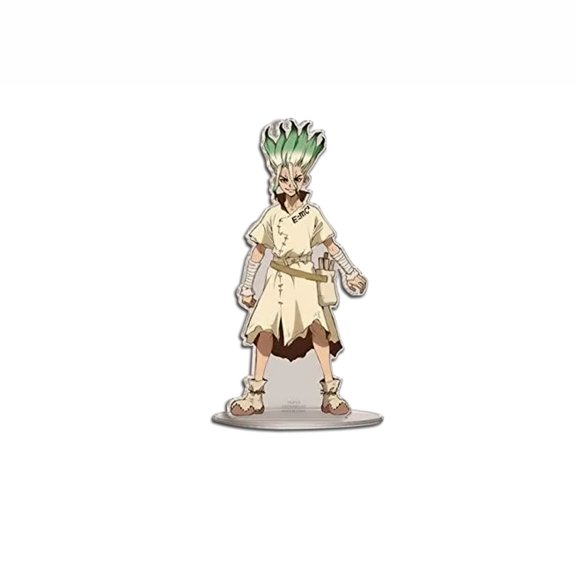Official Licensed Doctor Stone Senku Acrylic Stand, 5.32” x 3.14” x 2”, 14+, by Just Funky