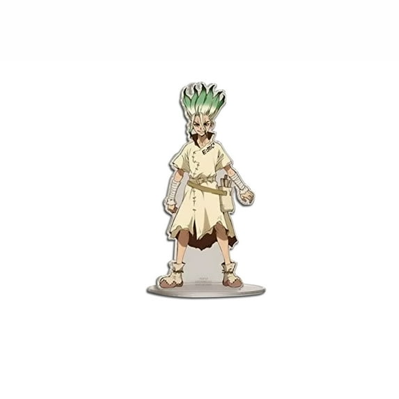 Official Licensed Doctor Stone Senku Acrylic Stand, 5.32” x 3.14” x 2”, 14+, by Just Funky