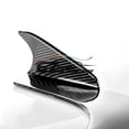thumbnail image 5 of Shark Fin Style Real Carbon Fiber Front Bumper Lip Kit Diffuser Canard Splitter, 5 of 5
