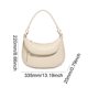 thumbnail image 3 of Bolso de hombro elegante tejido con monedero, bolso de mano con forma de media luna para mujer, 3 of 6