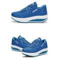 thumbnail image 7 of Zanvin Women's Fashion Sneakers Casual Work Shoes Non Slip Running Shoes Athletic Sneakers Thick Soled Sports Walking Shoes Blue Size 6, 7 of 7