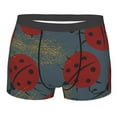 thumbnail image 4 of Goofa Ladybug Printed Men's Boxer Briefs Underwear, Moisture-Wicking Underwear, Trunk,Soft and Breathable Cotton Underwear-XX-Large, 4 of 9