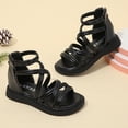 thumbnail image 5 of Grblisyd Girls Shoes Gladiator Sandals Cute Open Toe Breathable Summer Shoes with Rubber Sole (Little Kid/Big Kid), 5 of 6