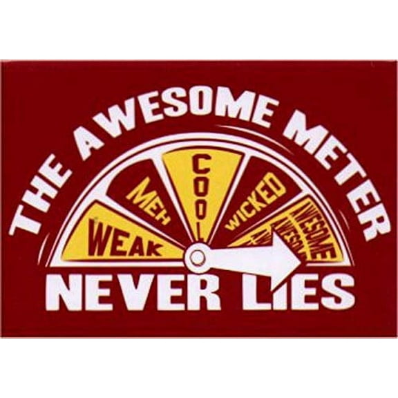 The Awesome Meter Never Lies Magnet SM4027