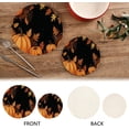 thumbnail image 4 of SKYSONIC Leaves and Pumpkins Cartoon Trivet Pot Holders Pads, Set of 2 Pot Holder Heat Resistant Trivets Cotton Thread Weave Mats Kitchen Table Decor, 4 of 7