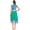 Green&Blue, variant on renvena Womens Liturgical Praise Dance Dresses Asymmetrical Color Block Ballet Modern Contemporary Dancewear