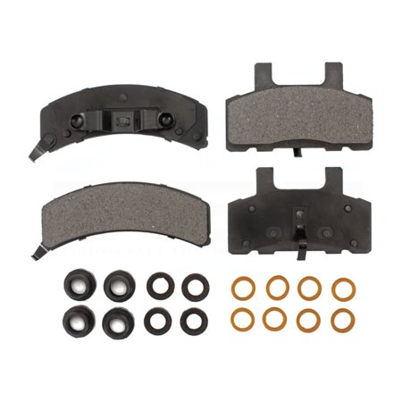 TEC Front Ceramic Disc Brake Pads TEC-369 for Car Chevrolet GMC K1500 C1500 K2500 Dodge Ram 1500 C2500 Astro Safari Tahoe Yukon Suburban Cadillac DeVille Express 2500 Savana Blazer Escalade Fleetwood