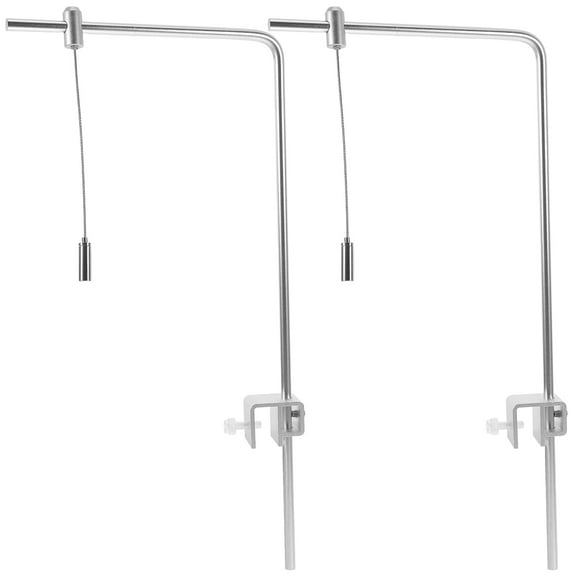 Masteelf  2 Pcs Aquarium Light Riser for Rimless Tanks Fish Holders Lamp