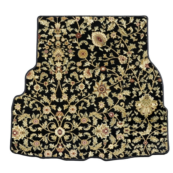 GGBAILEY Mercedes-Benz S-Class (Sedan) Black Oriental Car Mats, Custom Fit for 2014, 2015, 2016, 2017, 2018, 2019, 2020 - Medium Trunk / Cargo Carpet Car Mat