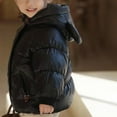 thumbnail image 6 of KAUOD Baby Boys Hooded down Jackets Thick Warm Windproof Fleece-Lined Puffer Coats with Pockets Toddler Zipper Outwear, 6 of 7