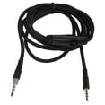 thumbnail image 1 of Cable de audio para auriculares Alpha/Skyline (macho de 3,5 mm a 3,5 mm, 1,5 m), color negro, 1 of 14