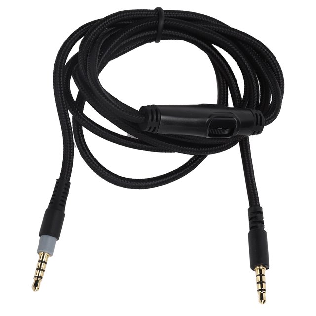 Cable de audio para auriculares Alpha/Skyline (macho de 3,5 mm a 3,5 mm, 1,5 m), color negro