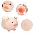 thumbnail image 4 of EUBUY Cute Angel Pig Plush Toy Cute Plush Cushion Stuffed Pig Plush Pillow Pink 35CM Open Eyes, 4 of 9