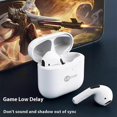 thumbnail image 4 of LECOO EW310 Semi In Ear Wireless Headphones HiFi Sound Bluetooth-Compatible Earphones - Black, 4 of 5