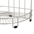 thumbnail image 7 of Organize It All 3-Tier Corner Spa Shower Caddy in Silver and Black, 7 of 7
