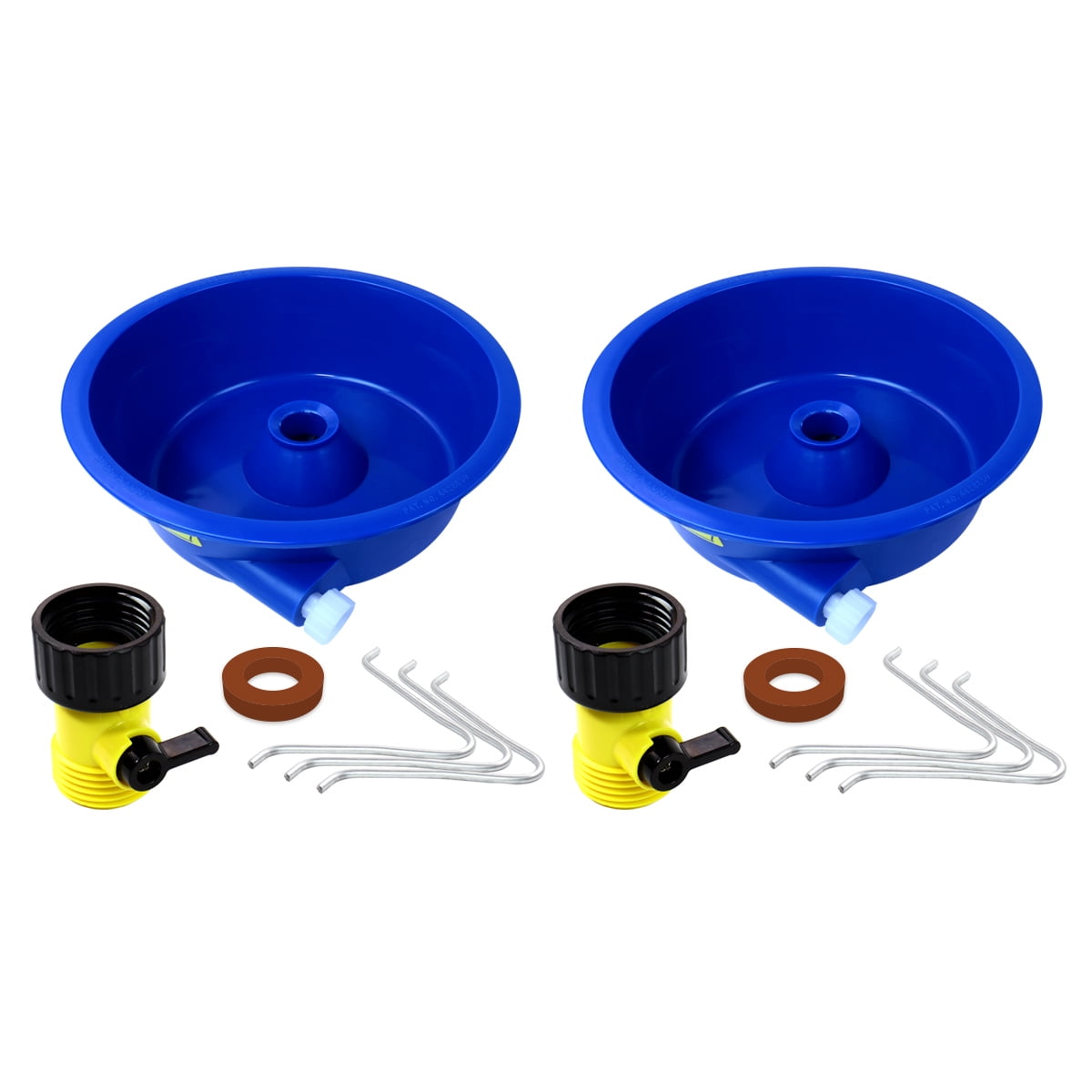Blue Bowl Gold Concentrator Dual Pack w/ Control Valve, Wire Legs