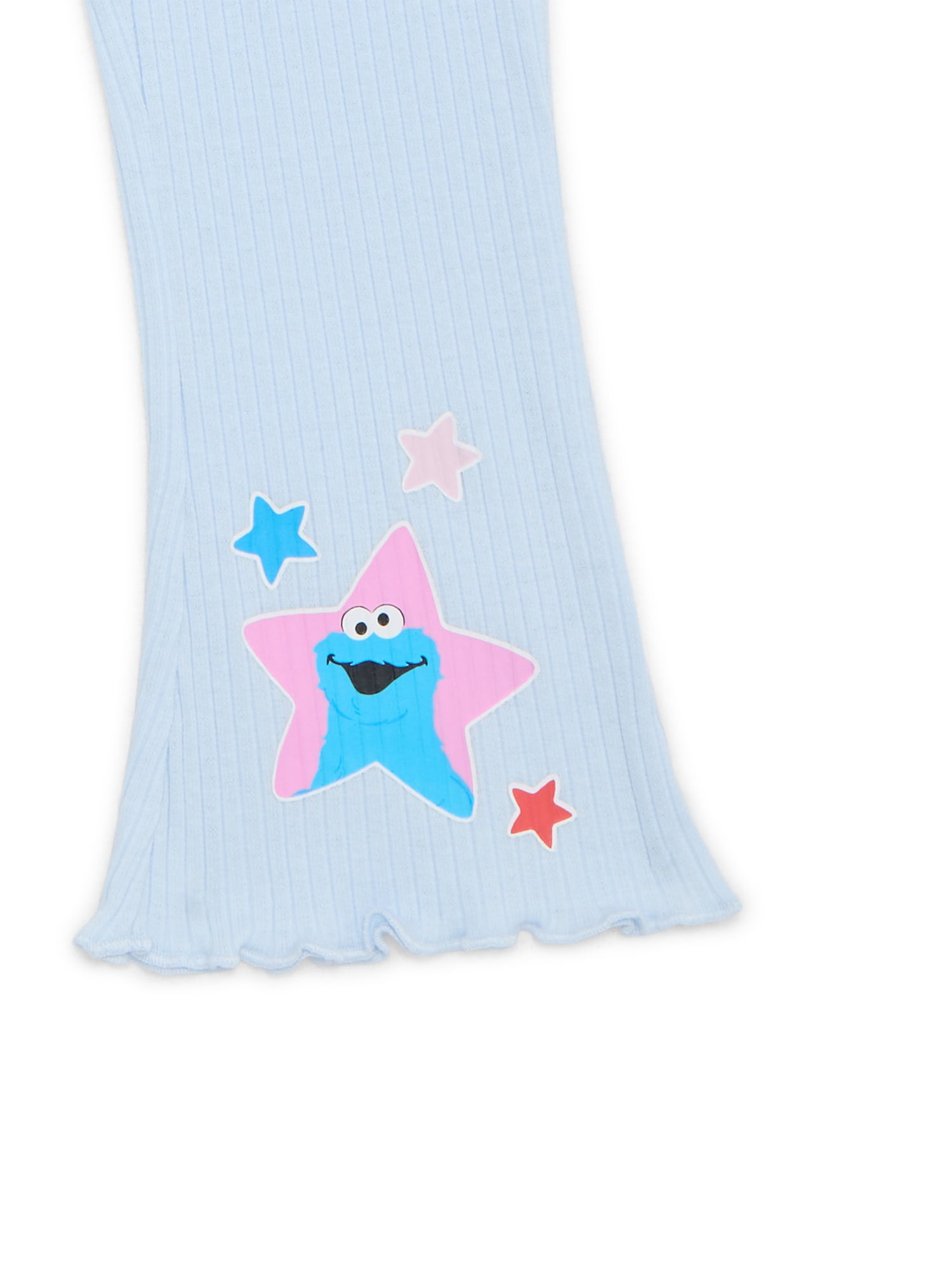 Ms. Rachel x Sesame Street Baby Girls Graphic Sweatshirt and Leggings Set, 2-Piece, Sizes 0/3M-24M