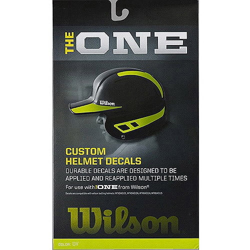 Wilson The One baseball batting custom helmet decal stickers Optic
