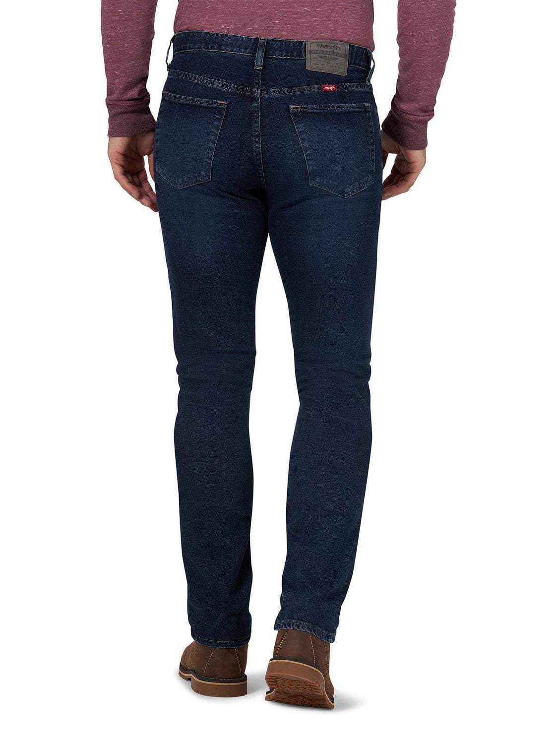 Wrangler Men's Performance Straight Fit Jean, Straight fit, Stretch denim