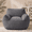 Gray, variant on edx Bean Bag Chair Lounger Chair, Cozy Beanbag Sofa with Removable Fabric Cover for Living Room Bedroom College Dorm, 3.2 ft Black