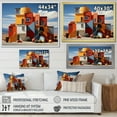 thumbnail image 4 of Designart "horizon Colorful Geometry Building I" Architecture Wall Decor, 4 of 5
