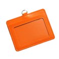 thumbnail image 1 of Inteprter 10 piezas de portatarjetas de identificación, suministros de oficina de negocios, funda protectora informal de colores, funda para tarjetas de Carpetas de archivos Horizontal/Naranja, 1 of 6