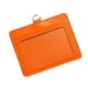 thumbnail image 5 of Methold 10 piezas de tarjeteros de identificación, carcasa protectora de cuero para negocios, funda para tarjetas de autobús multifuncional, Horizontal/Naranja 2piezas, 5 of 6