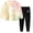 a142-Yellow, variant on yboeqw Girls Fall Winter Outfit Sets, Long Sleeve Gifts Casual Kids' Casual Clothing Sets for 2-8 Years,Size 2-3 Years