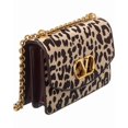 thumbnail image 3 of Valentino VLogo Haircalf & Leather Shoulder Bag, Brown, 3 of 5
