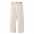 thumbnail image 6 of HILEELANG 4-15 Little/Big Boys and girls Chino Pants Straight Leg Button Front Twill School Uniform Everyday Wear Stone 1 Pack,Size 5-6T, 6 of 13
